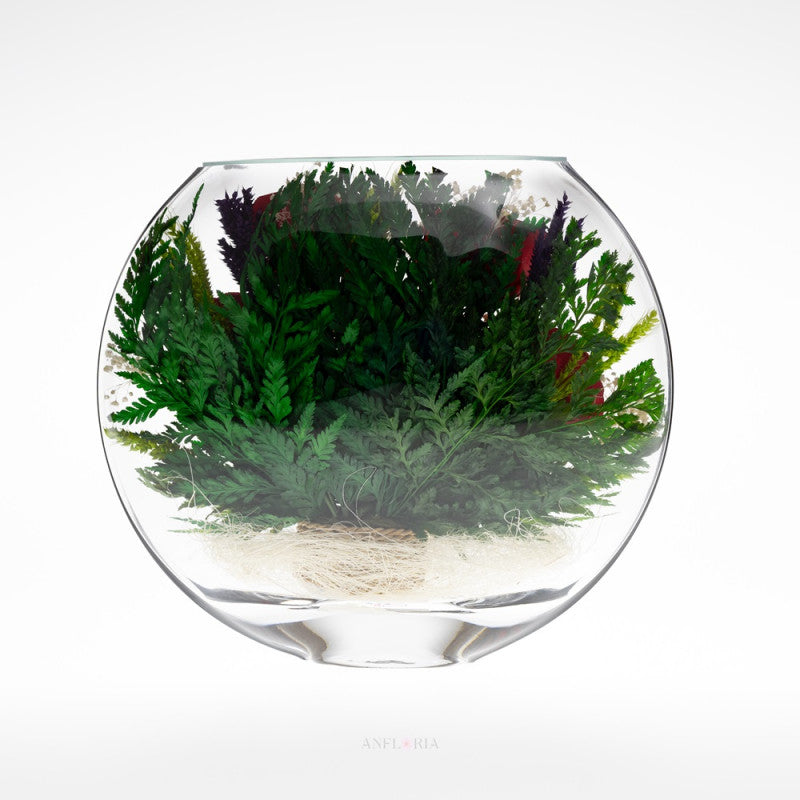 Echte Blumen in Glasvase-ESR-01