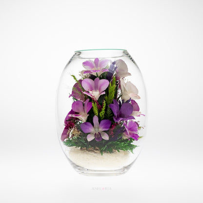 Echte Blumen in Glasvase-BHO
