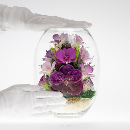 Echte Blumen in Glasvase-BHO