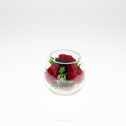 Echte Blumen in Glasvase-BmiR 1