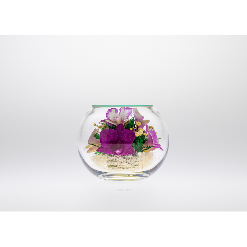 Echte Blumen in Glasvase-BSO-01