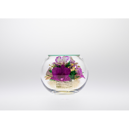 Echte Blumen in Glasvase-BSO-01