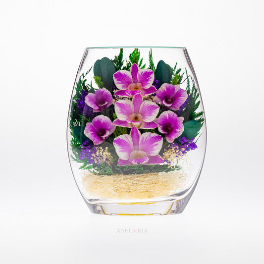 Echte Blumen in Glasvase-EHO-02