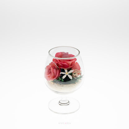 Echte Blumen in Glasvase-GSRp