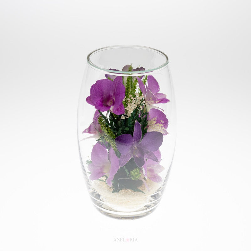 Echte Blumen in Glasvase-RMO