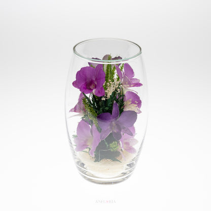 Echte Blumen in Glasvase-RMO