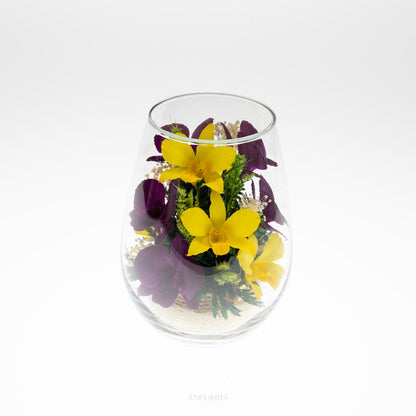 Echte Blumen in Glasvase-RSO-03