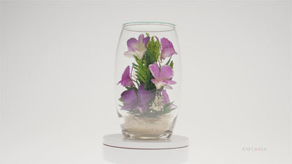 Echte Blumen in Glasvase-RMO